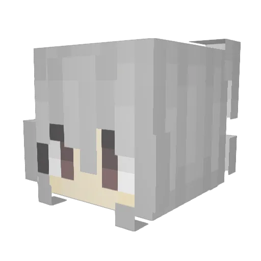 OsloTuTarrete Minecraft avatar head, 3D render