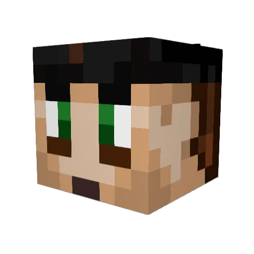 OsloopysailorO Minecraft avatar head, 3D render