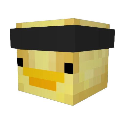 Osm0o Minecraft avatar head, 3D render