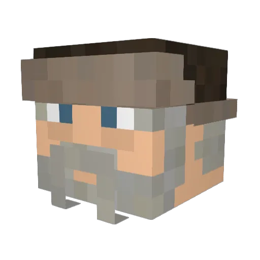 OsmanBeyy Minecraft avatar head, 3D render