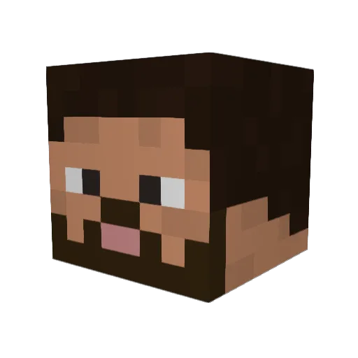 Osman_Pamukoglu Minecraft avatar head, 3D render