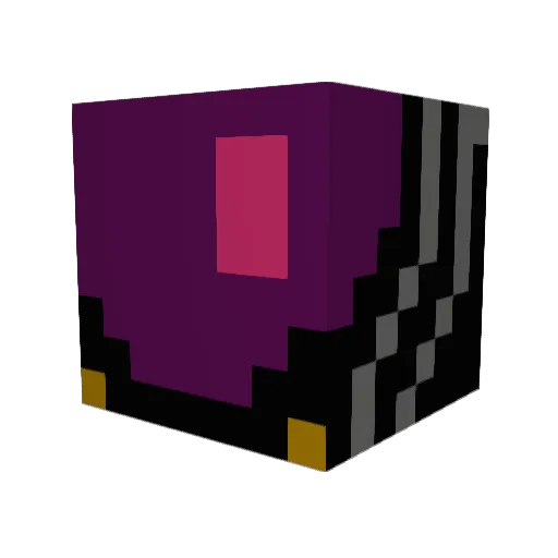 Osmera Minecraft avatar head, 3D render