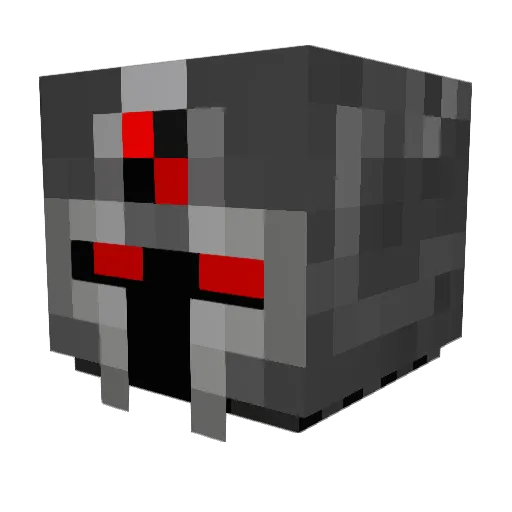 Oso12 Minecraft avatar head, 3D render