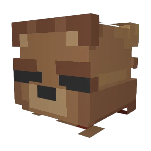 Oso_Lord Minecraft avatar head, 3D render