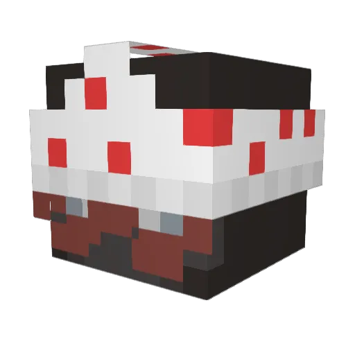 Osodq Minecraft avatar head, 3D render
