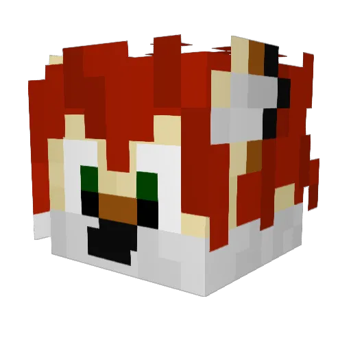 Osprey193 Minecraft avatar head, 3D render