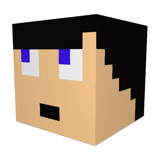 Osprey69 Minecraft avatar head, 3D render
