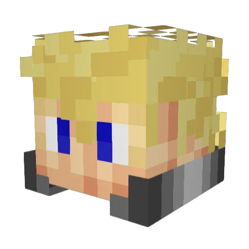 Osprey_Prodigy Minecraft avatar head, 3D render