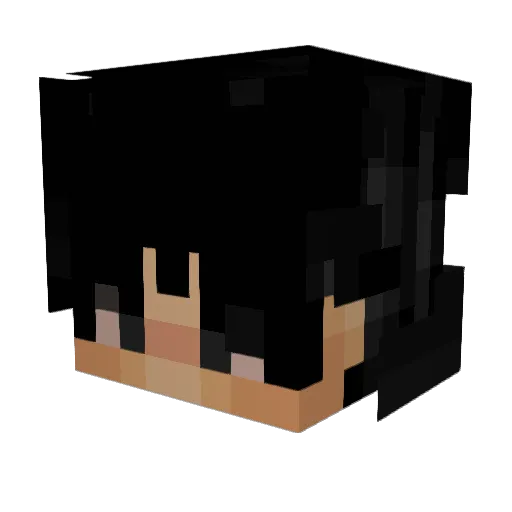Osseio Minecraft avatar head, 3D render
