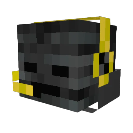 OssiBaer Minecraft avatar head, 3D render