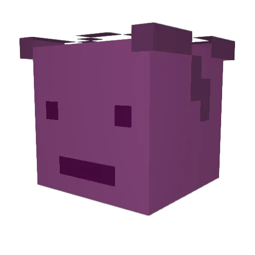 Ossiie_ Minecraft avatar head, 3D render