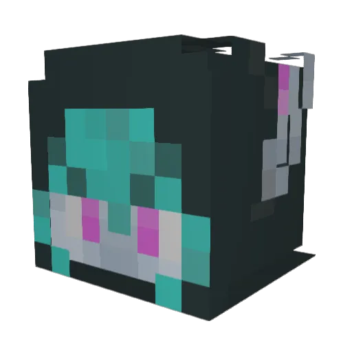 Ossisossi Minecraft avatar head, 3D render