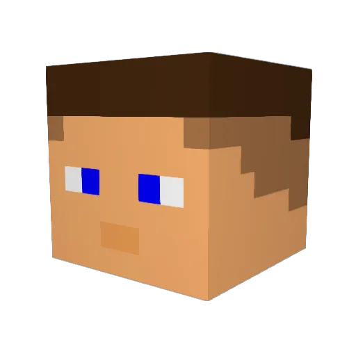 Osslmon_YT Minecraft avatar head, 3D render