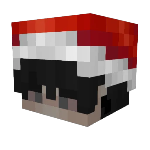 Osssi_ok Minecraft avatar head, 3D render