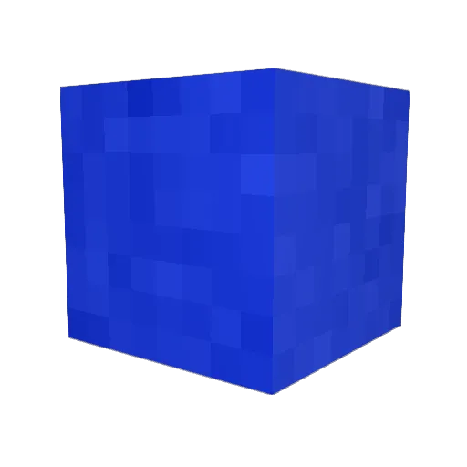 Ostanie Minecraft avatar head, 3D render
