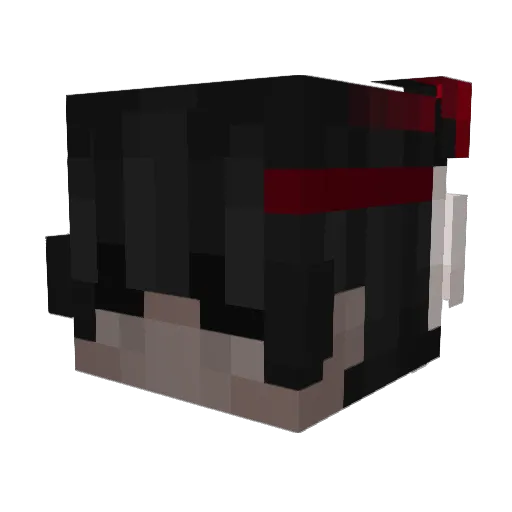 OstraMgielka Minecraft avatar head, 3D render