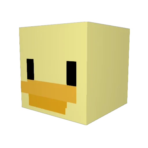 OstrichOfDoom Minecraft avatar head, 3D render