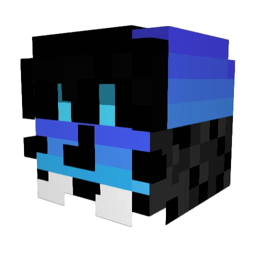 Ostry1337 Minecraft avatar head, 3D render