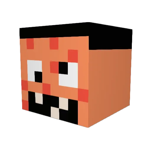 Ostwind22 Minecraft avatar head, 3D render