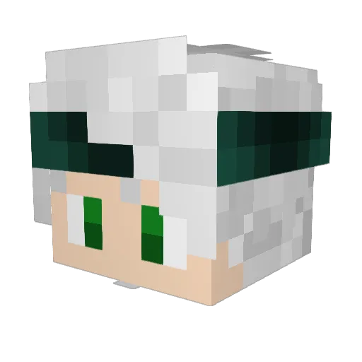 OsuOynamak Minecraft avatar head, 3D render