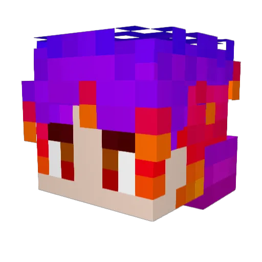 Osu_ia Minecraft avatar head, 3D render