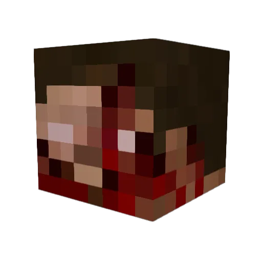 Osung845 Minecraft avatar head, 3D render