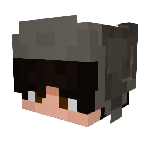 Osv4ldox Minecraft avatar head, 3D render