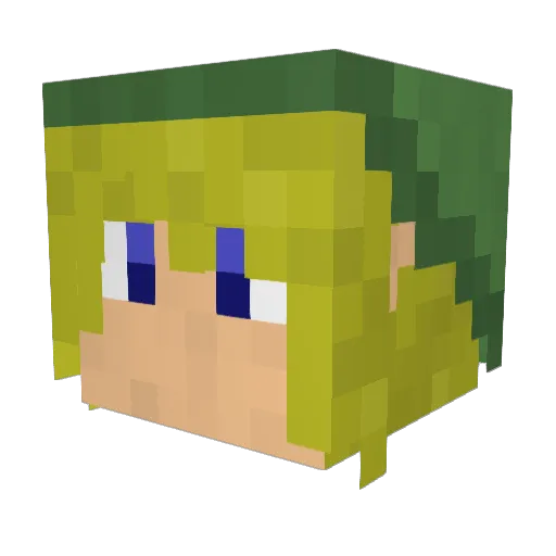 Osvaldos91 Minecraft avatar head, 3D render