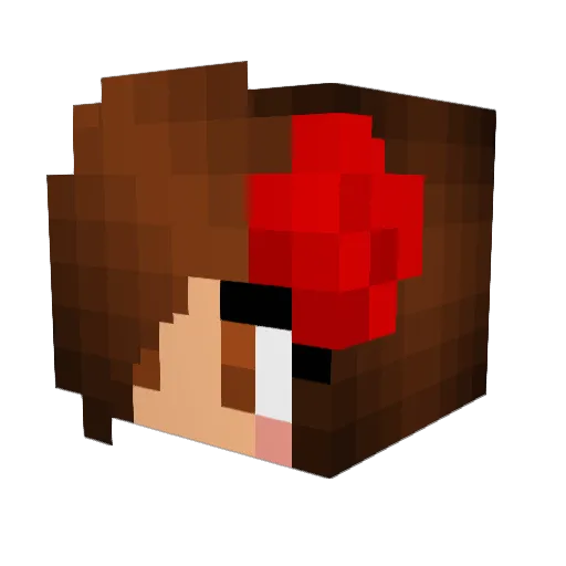 Osw1n Minecraft avatar head, 3D render