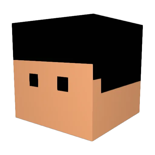 OswaldTheGenius Minecraft avatar head, 3D render