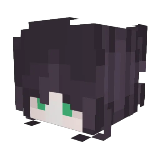 Oswaldderode Minecraft avatar head, 3D render