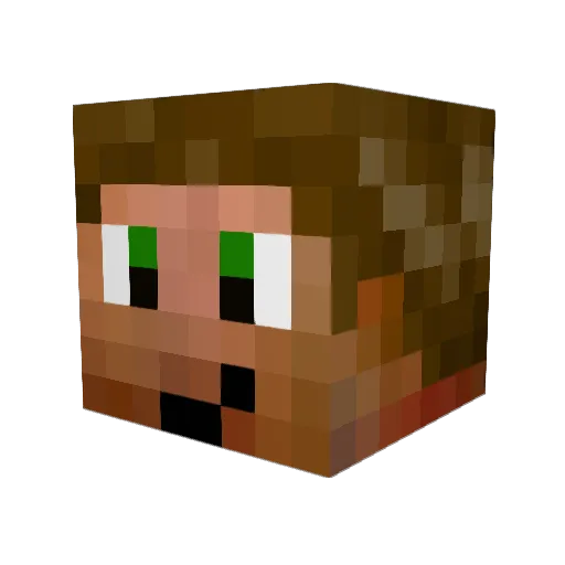 Ot_Vitosha Minecraft avatar head, 3D render