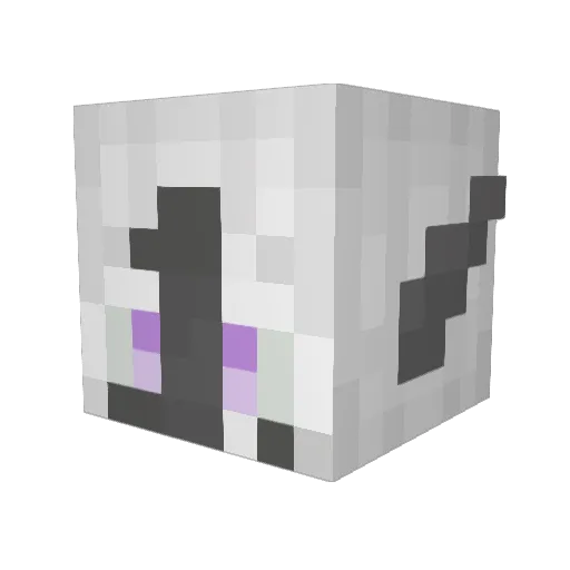 OtakuBri Minecraft avatar head, 3D render