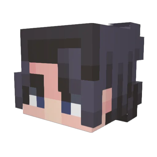 Otaku_Scum Minecraft avatar head, 3D render
