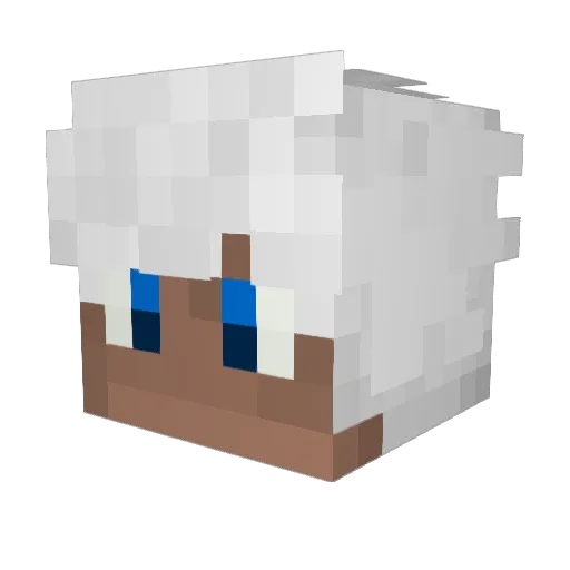 Otakugaymer Minecraft avatar head, 3D render
