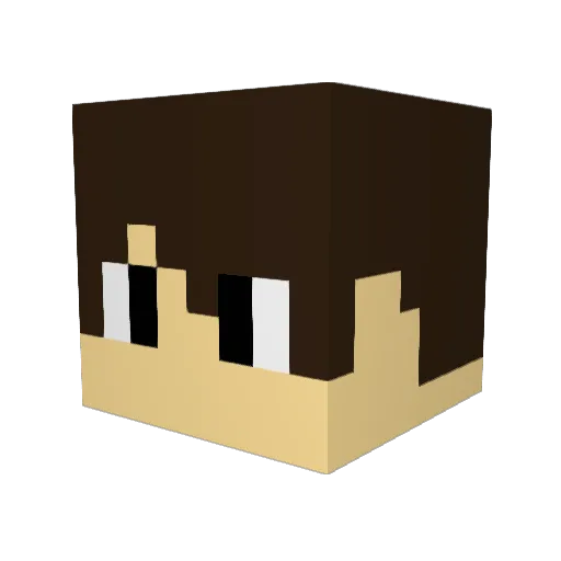 OtalDoClovis Minecraft avatar head, 3D render