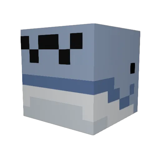 Otas87 Minecraft avatar head, 3D render