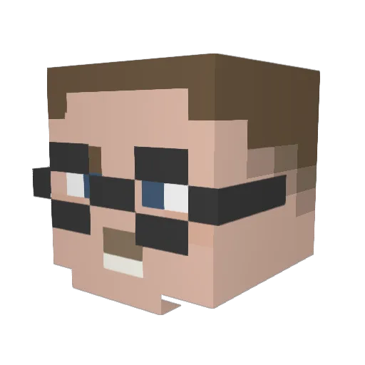 OthalaRune Minecraft avatar head, 3D render