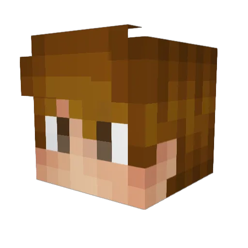 Otharion Minecraft avatar head, 3D render