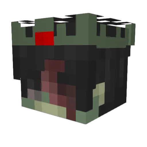 OtherCash Minecraft avatar head, 3D render