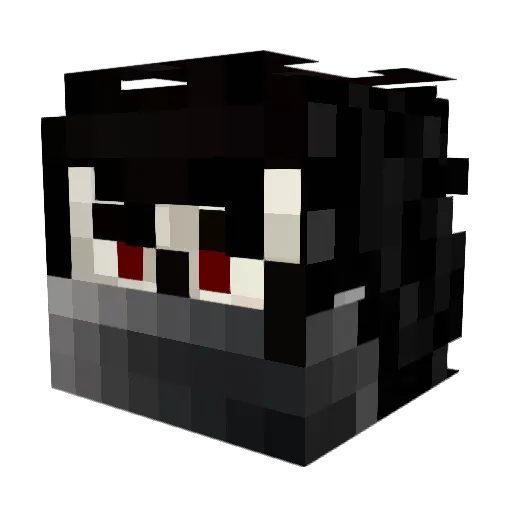 Other_Minds Minecraft avatar head, 3D render