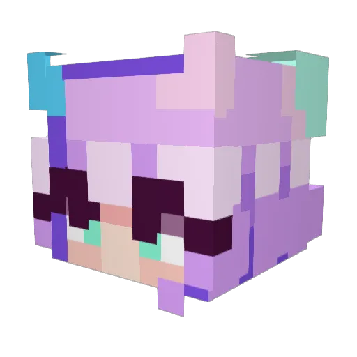 Othniel87 Minecraft avatar head, 3D render