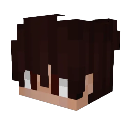 OtiX Minecraft avatar head, 3D render