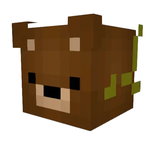OtisKun Minecraft avatar head, 3D render
