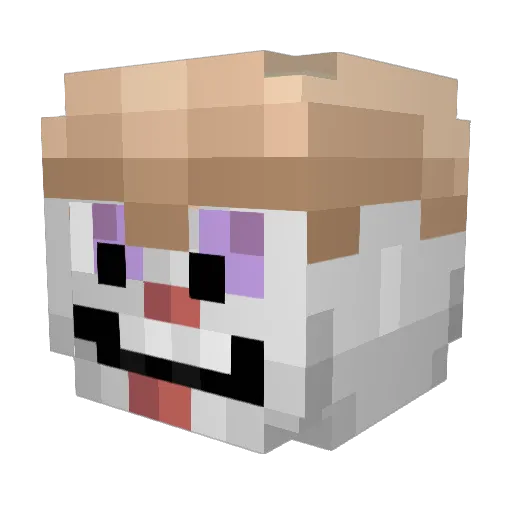 OtisLePoOtis Minecraft avatar head, 3D render