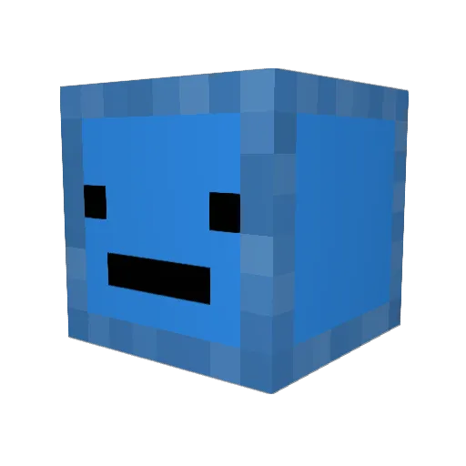 Otkorkmaz Minecraft avatar head, 3D render