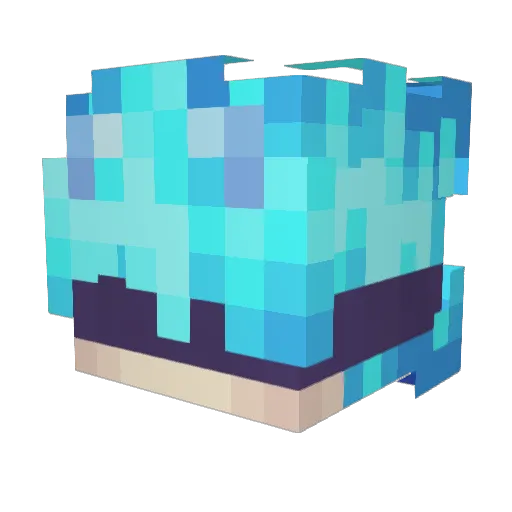 Otodamsh Minecraft avatar head, 3D render