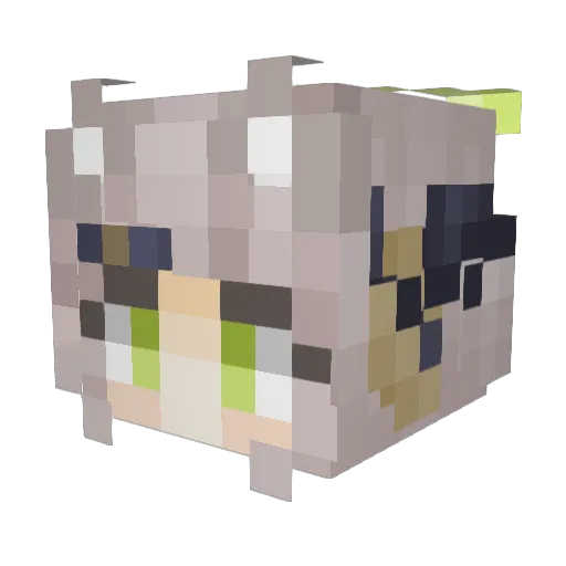 Otogi_BA Minecraft avatar head, 3D render