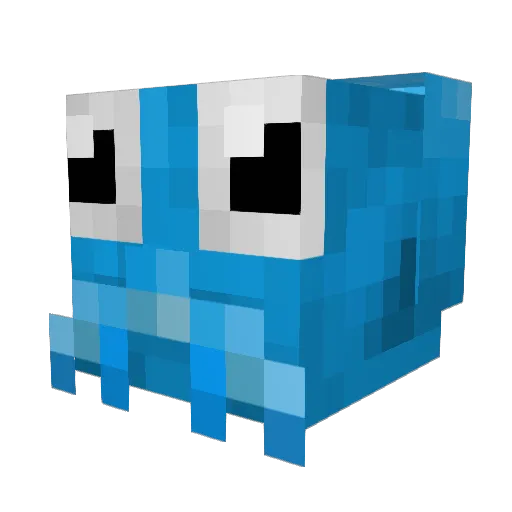 Otopharynx Minecraft avatar head, 3D render