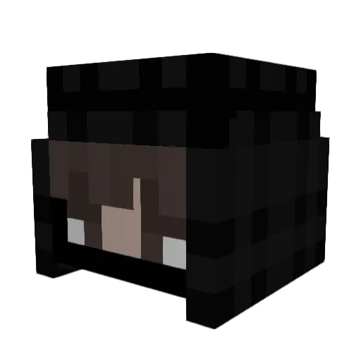 Otori_08 Minecraft avatar head, 3D render